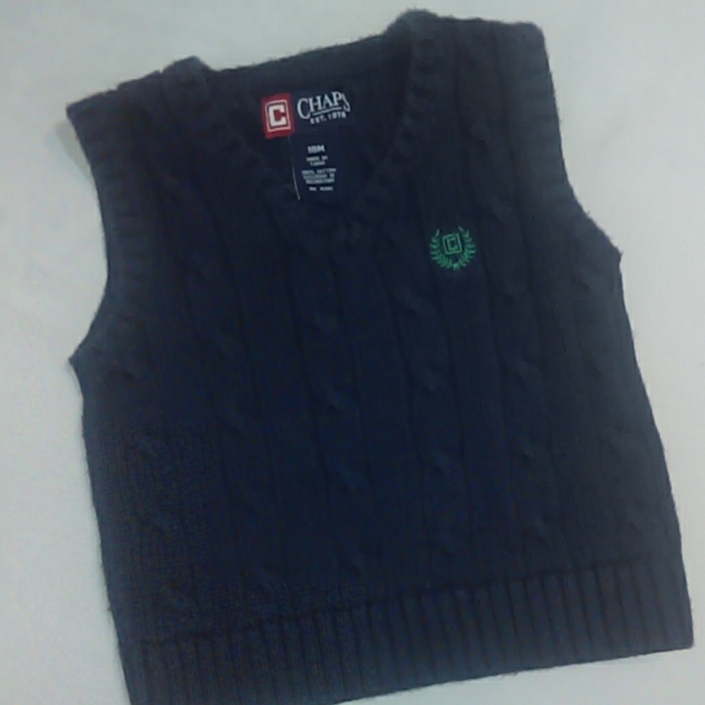 Chaps (boy's) sweater vest